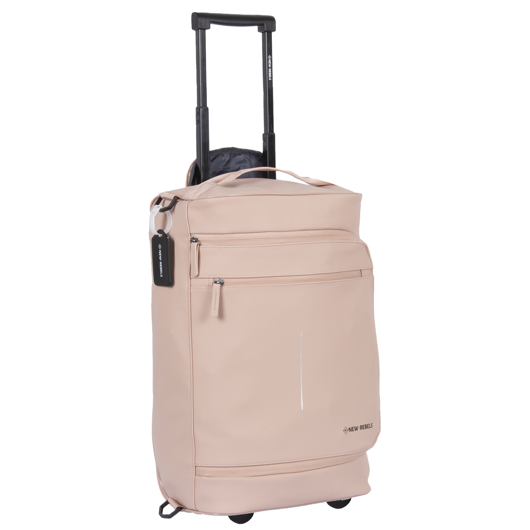 New Rebels Harper Laredo Oud Roze 29L On Board Trolley Rolkoffer Waterafstotende koffer Top Merken Winkel